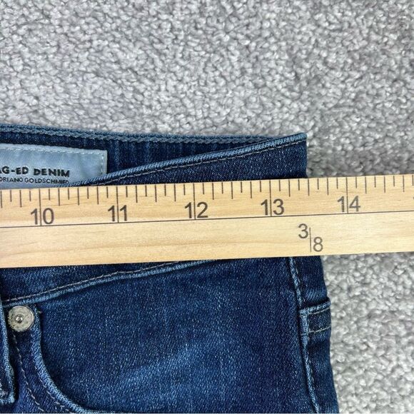 Ag Adriano Goldschmied Farrah Jeans Women's 26 Blue Skinny Ankle Dark Denim - Picture 8 of 12